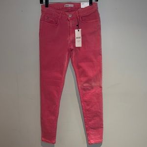 Zara mid rose skinny jeans NWT